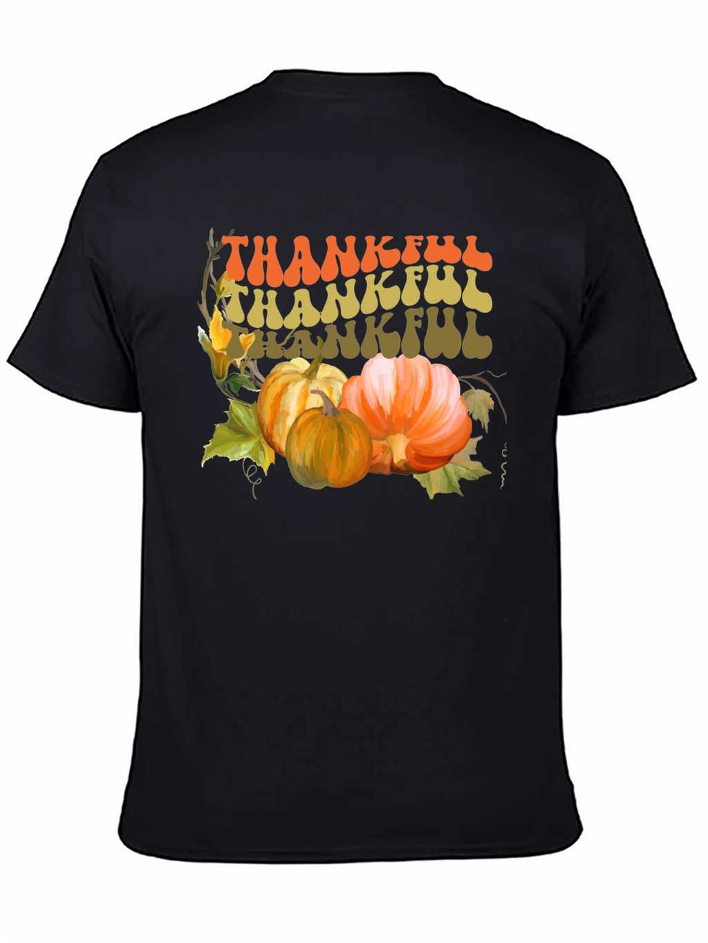 Thankful Graphic Print T-Shirt