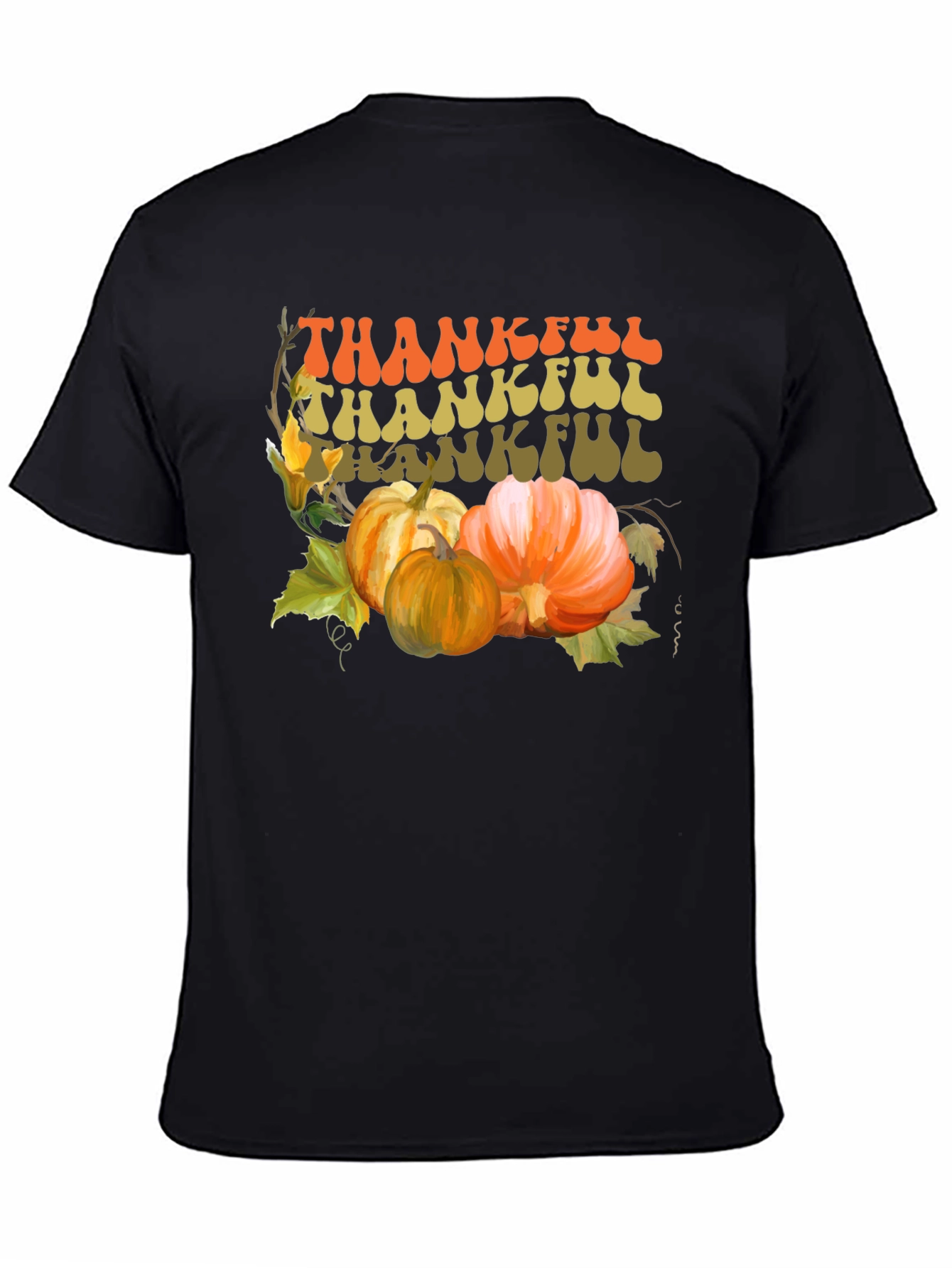Thankful Graphic Print T-Shirt
