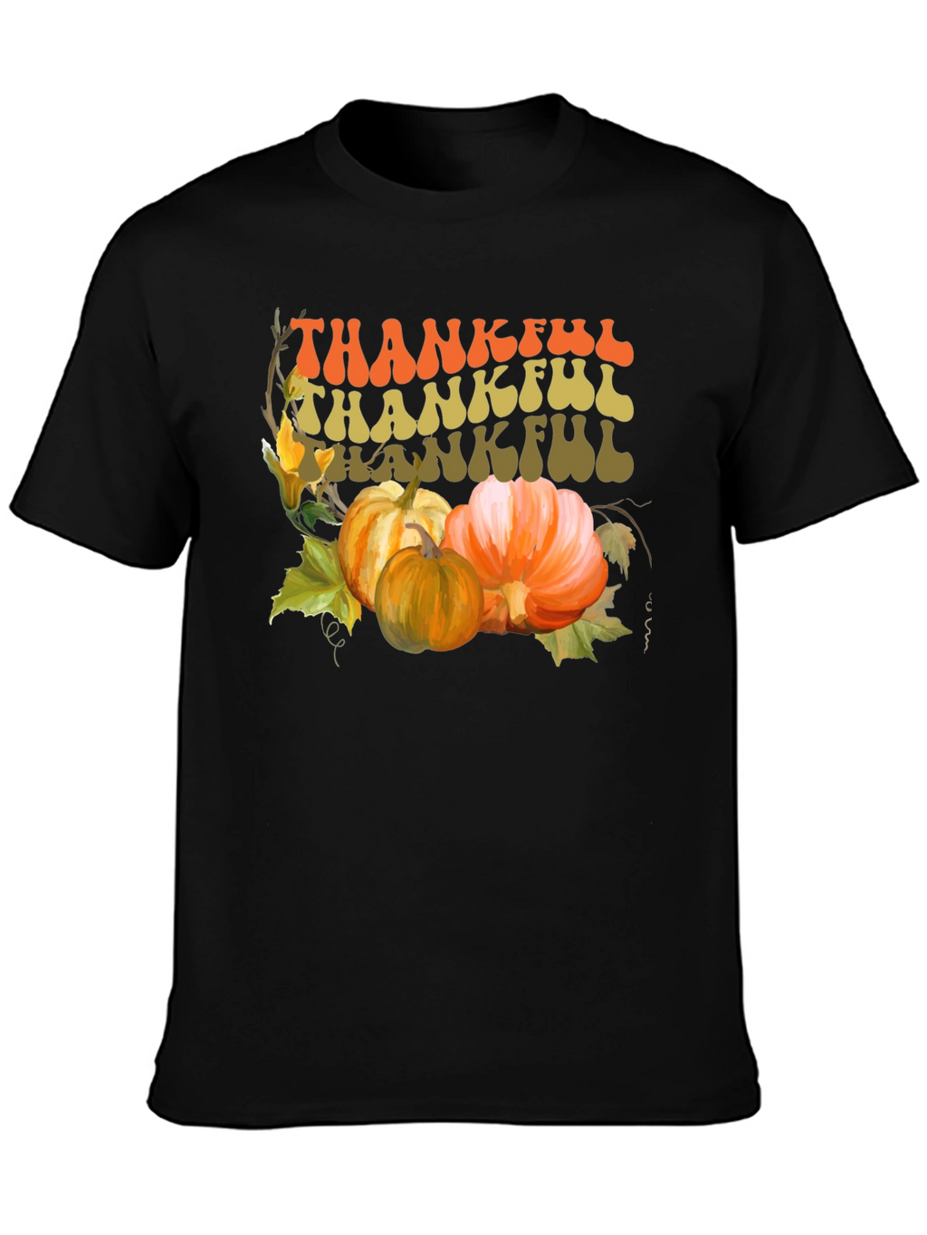 Thankful Graphic Print T-Shirt