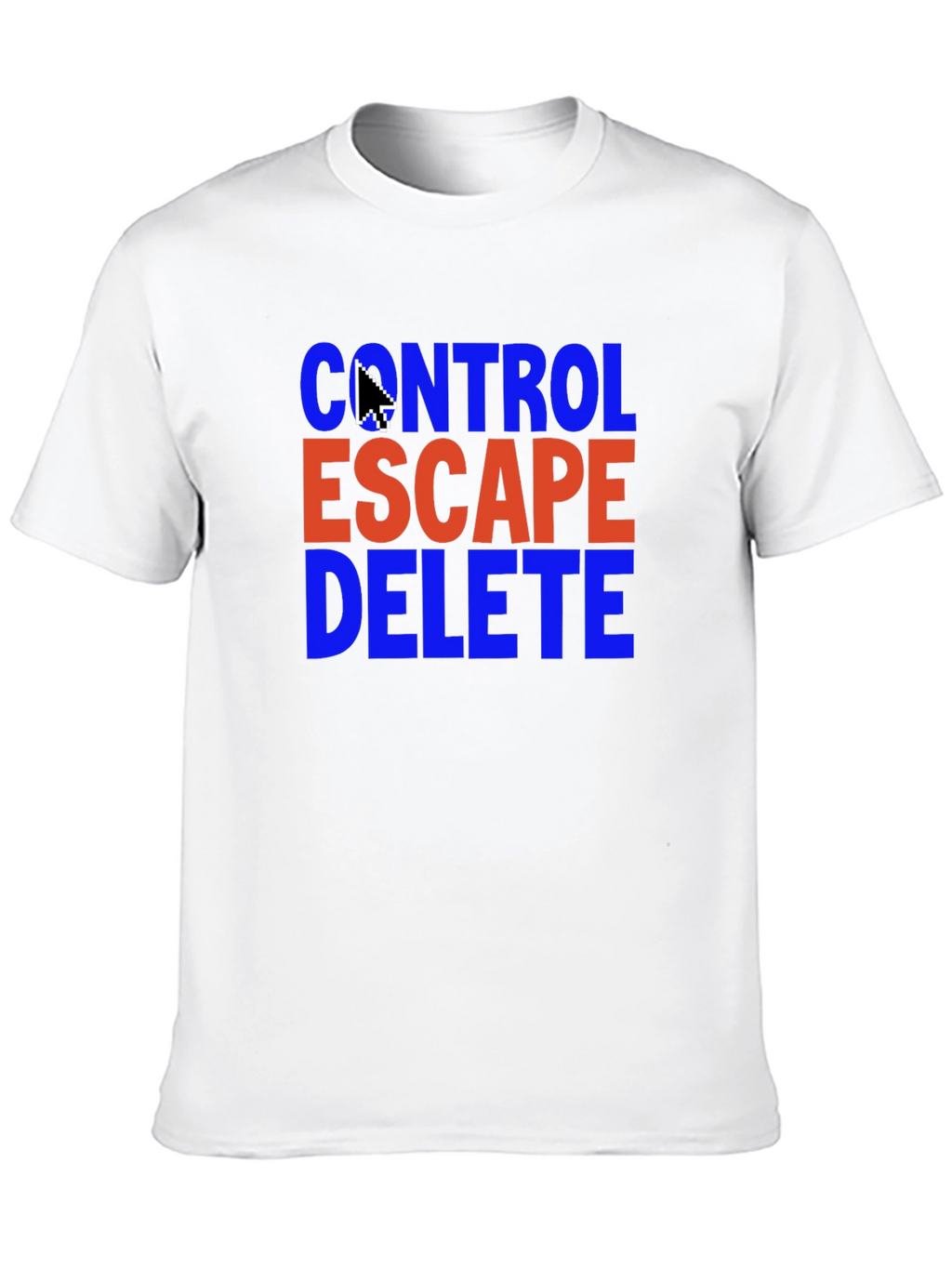 Control Escape Delete T-Shirt - Gamer Programmer Gift