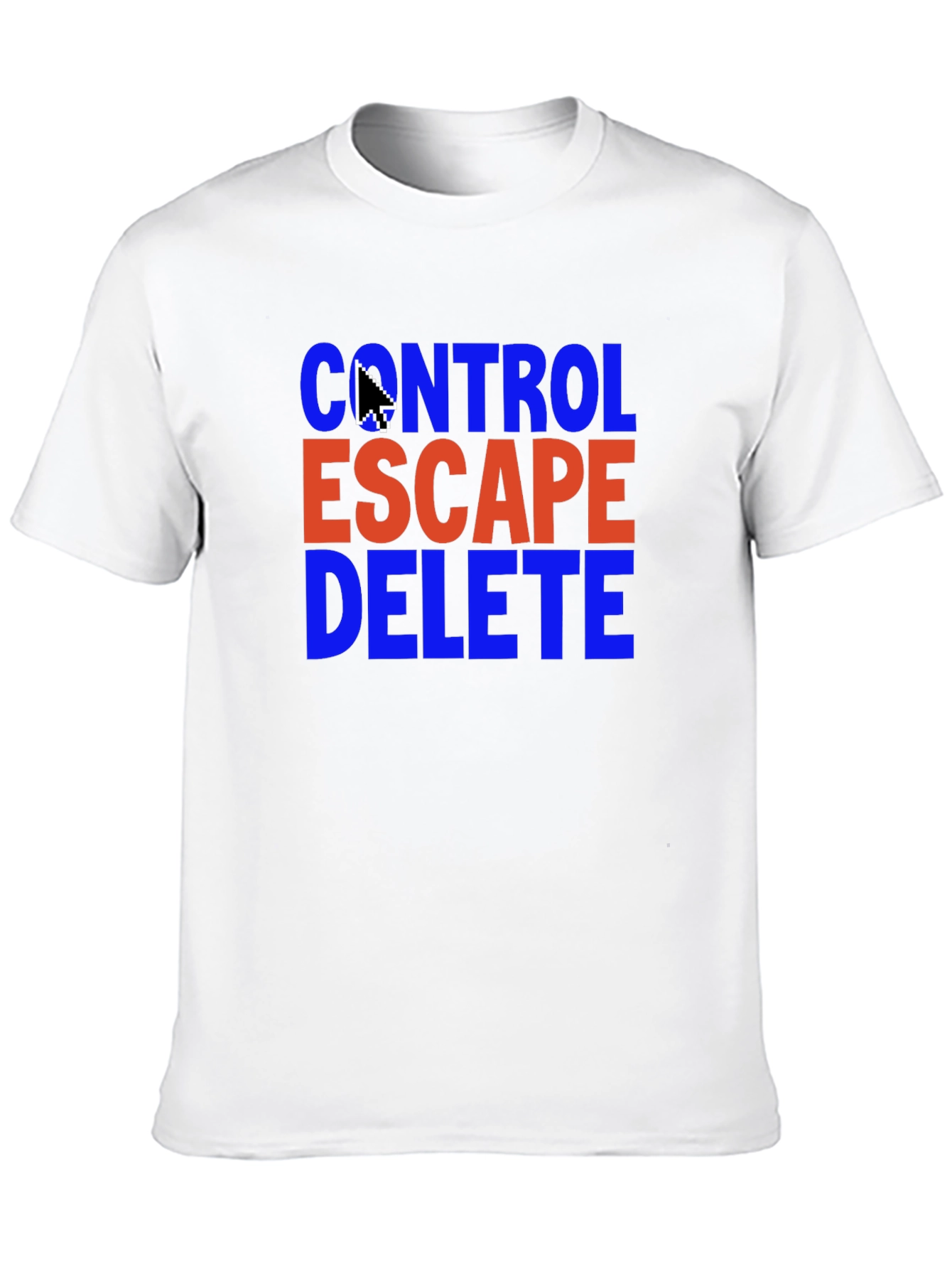 Control Escape Delete T-Shirt - Gamer Programmer Gift