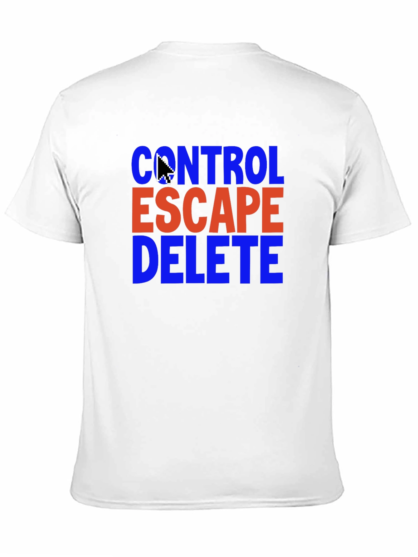 Control Escape Delete T-Shirt - Gamer Programmer Gift