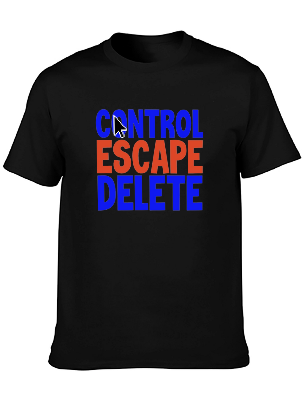 Control Escape Delete T-Shirt - Gamer Programmer Gift