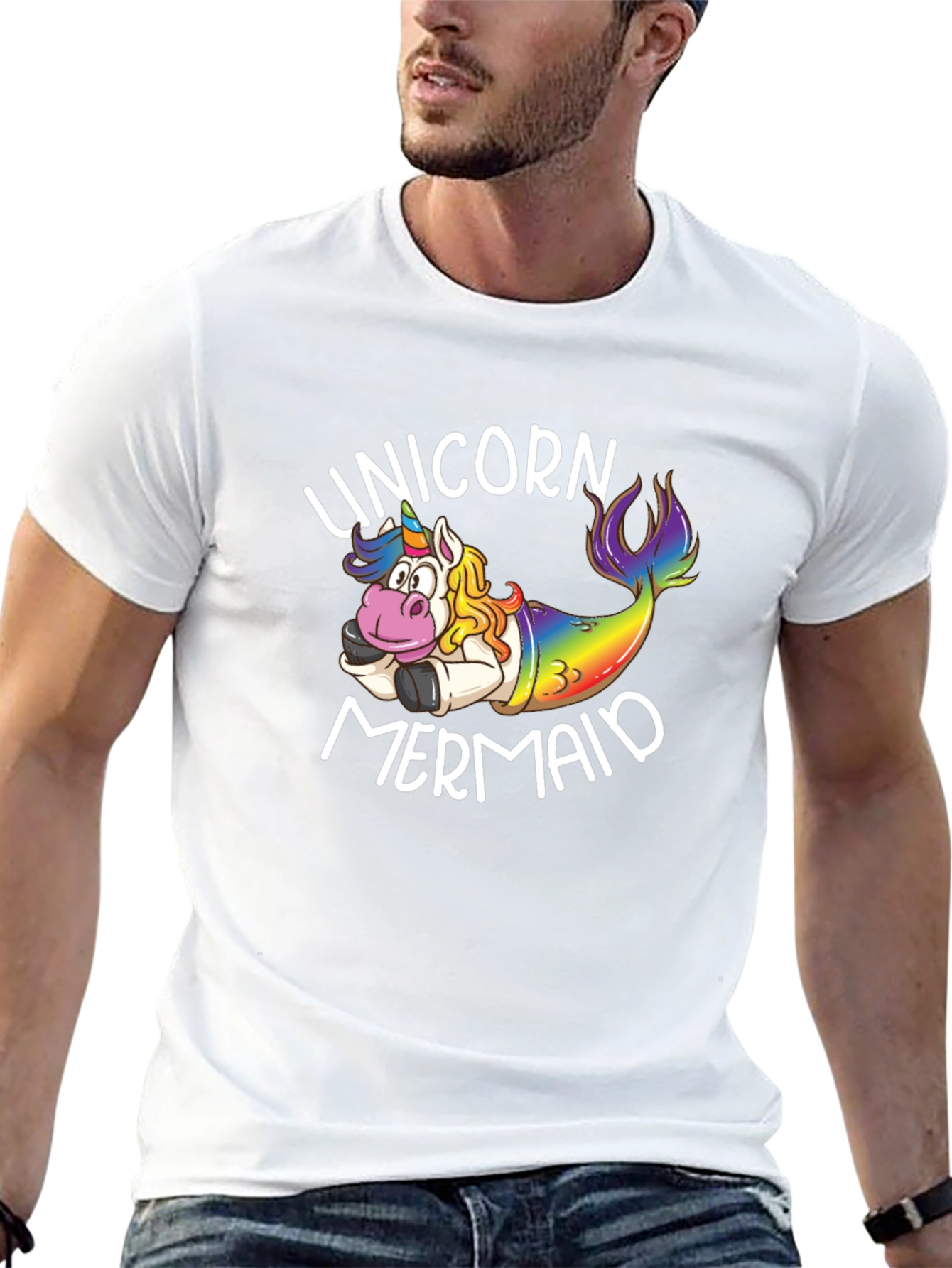 Unicorn Mermaid Graphic Tee