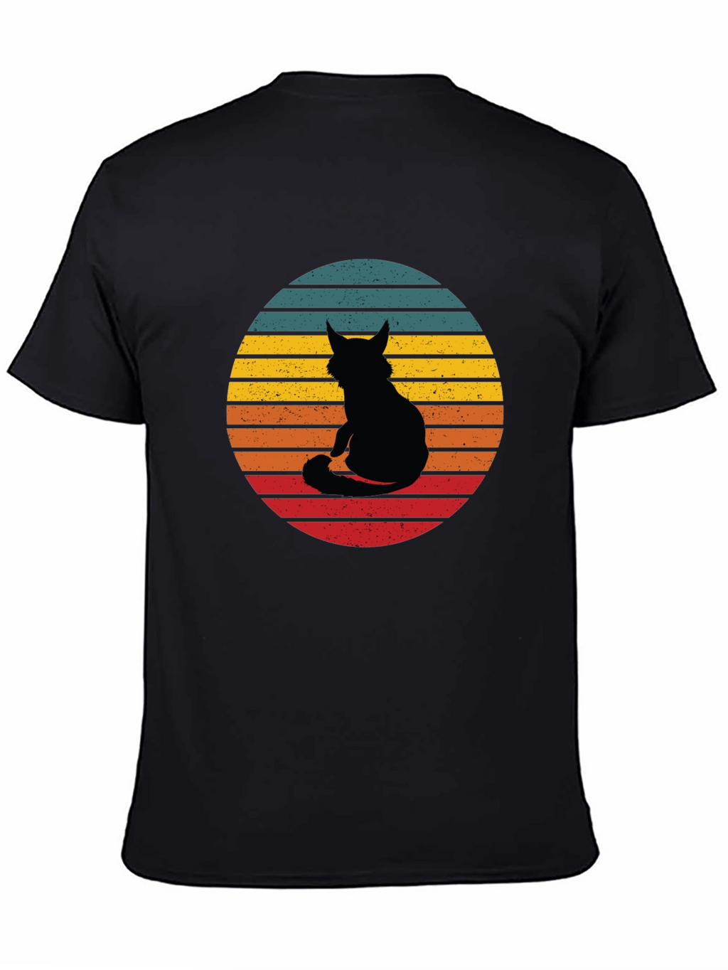 Retro Cat Silhouette T-Shirt