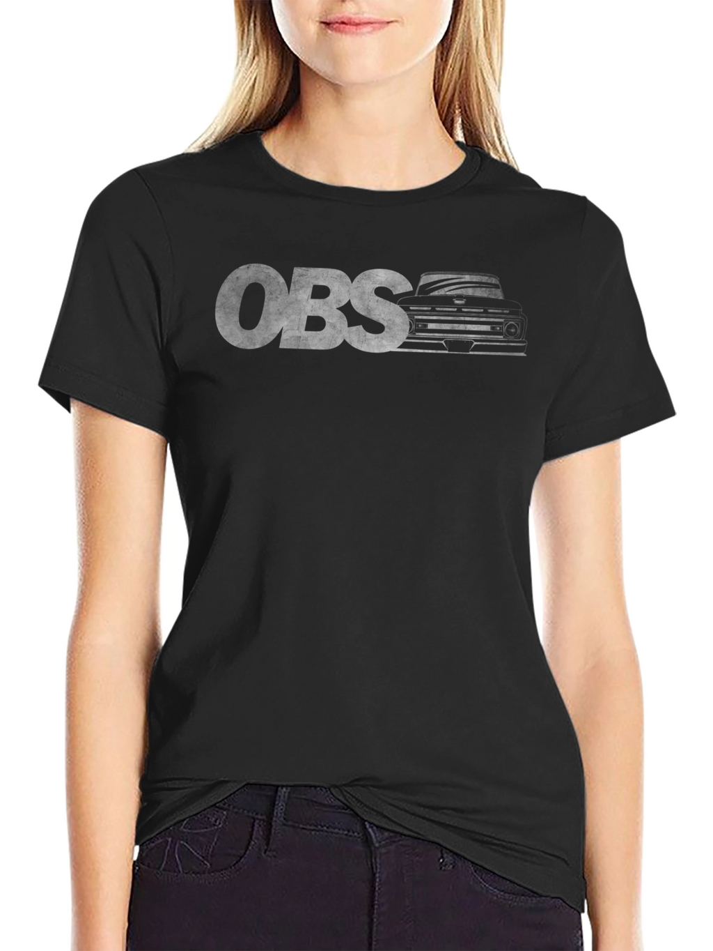 OBS Truck Graphic Tee - Classic Black