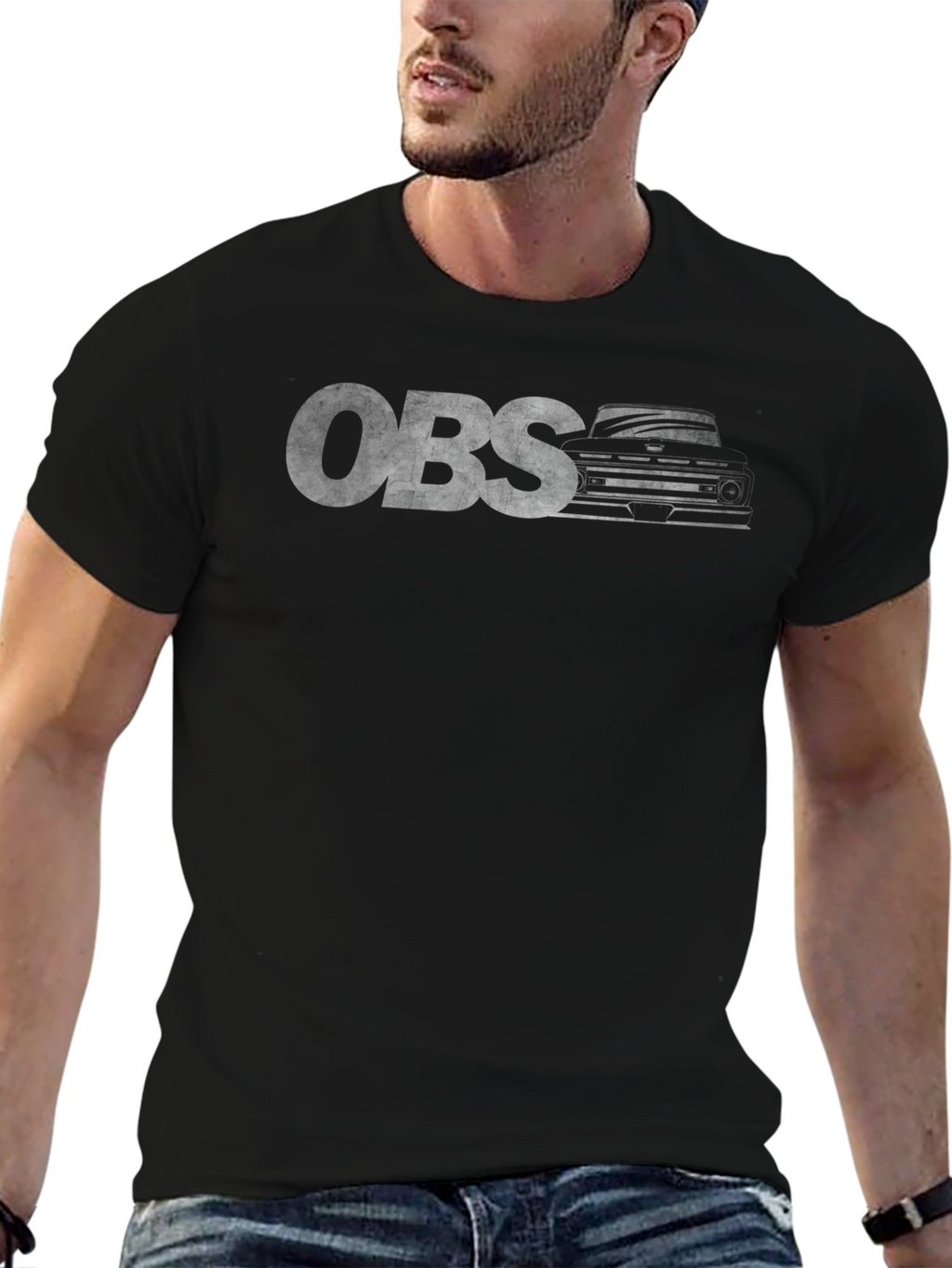 OBS Truck Graphic Tee - Classic Black