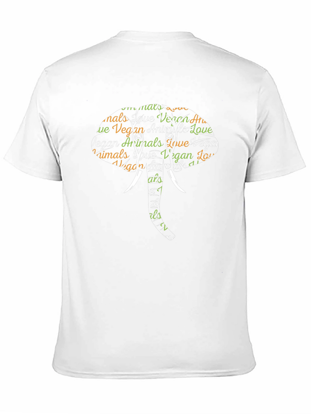 Vegan Elephant T-Shirt - Animals Love Vegan