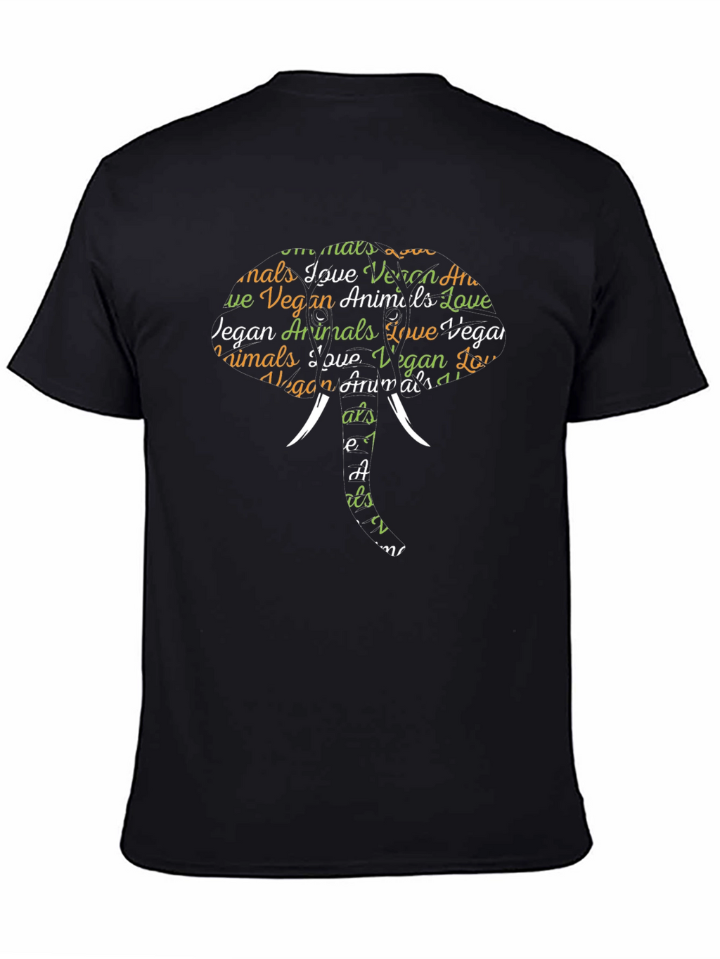 Vegan Elephant T-Shirt - Animals Love Vegan