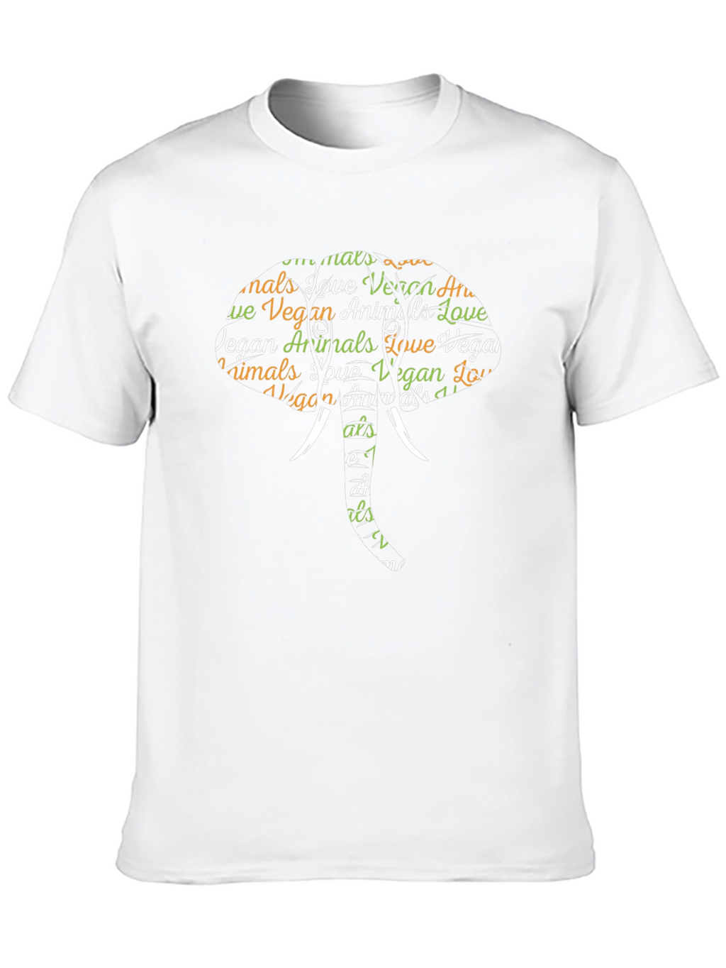 Vegan Elephant T-Shirt - Animals Love Vegan