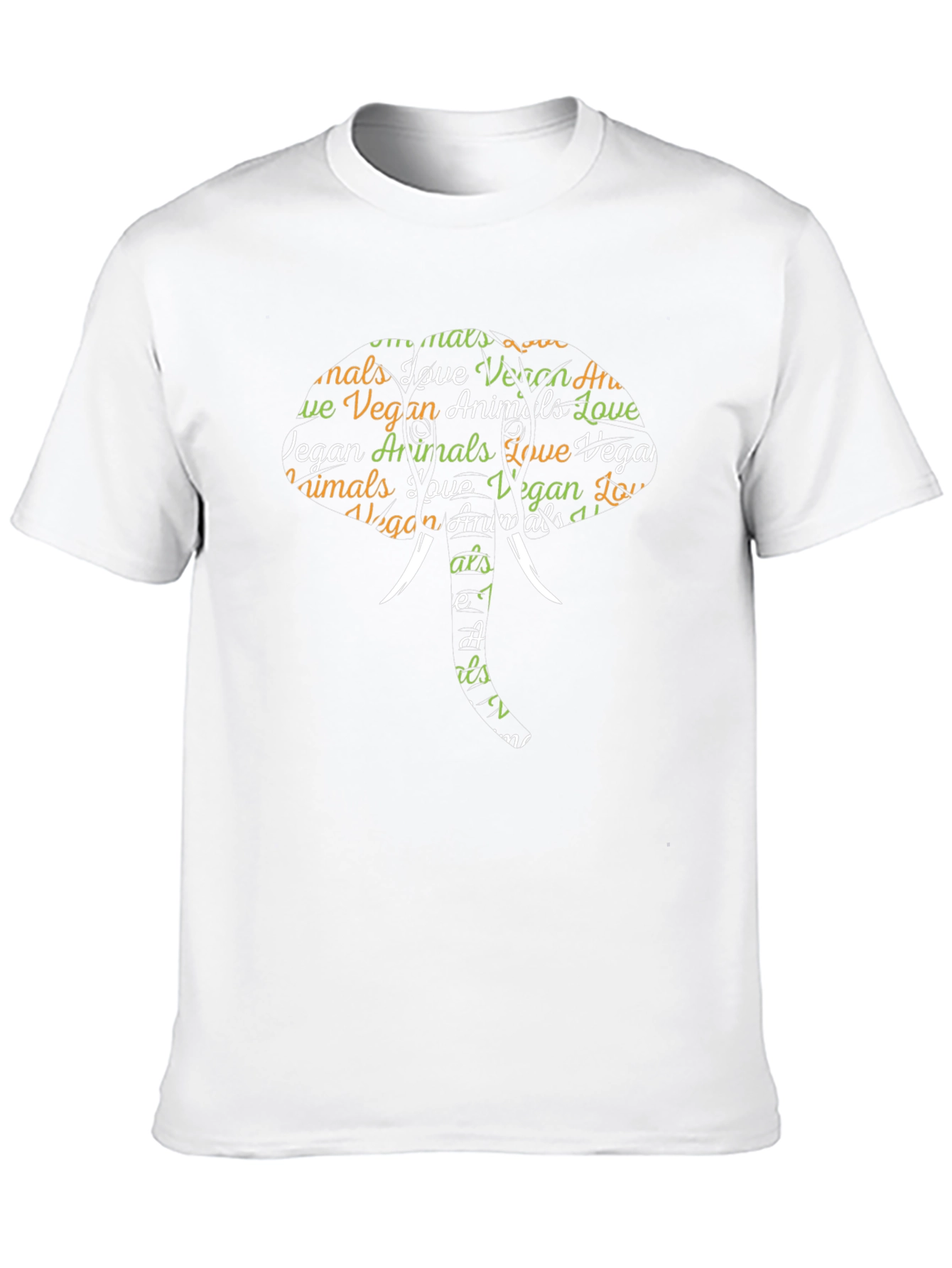 Vegan Elephant T-Shirt - Animals Love Vegan