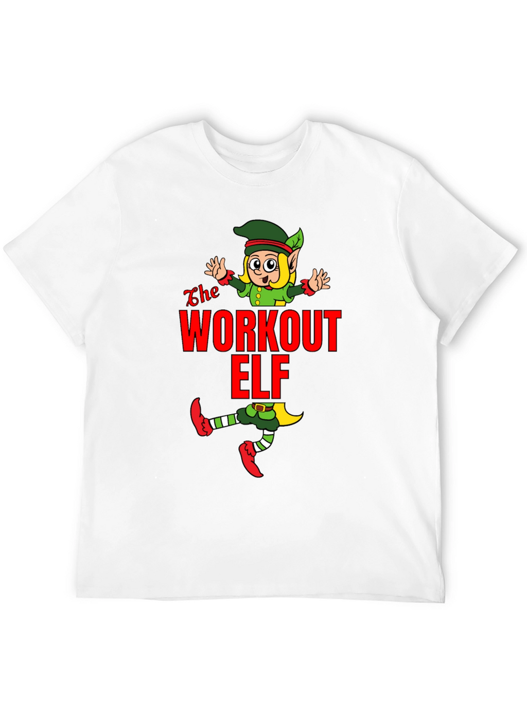 Workout Elf Graphic T-Shirt