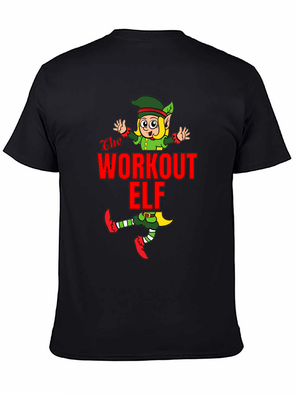 Workout Elf Graphic T-Shirt