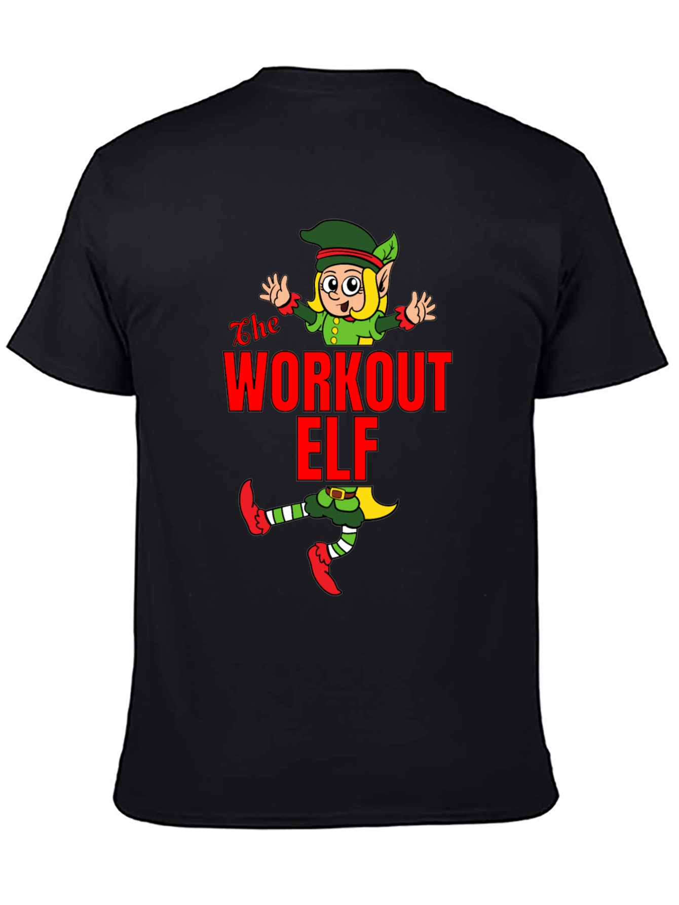 Workout Elf Graphic T-Shirt