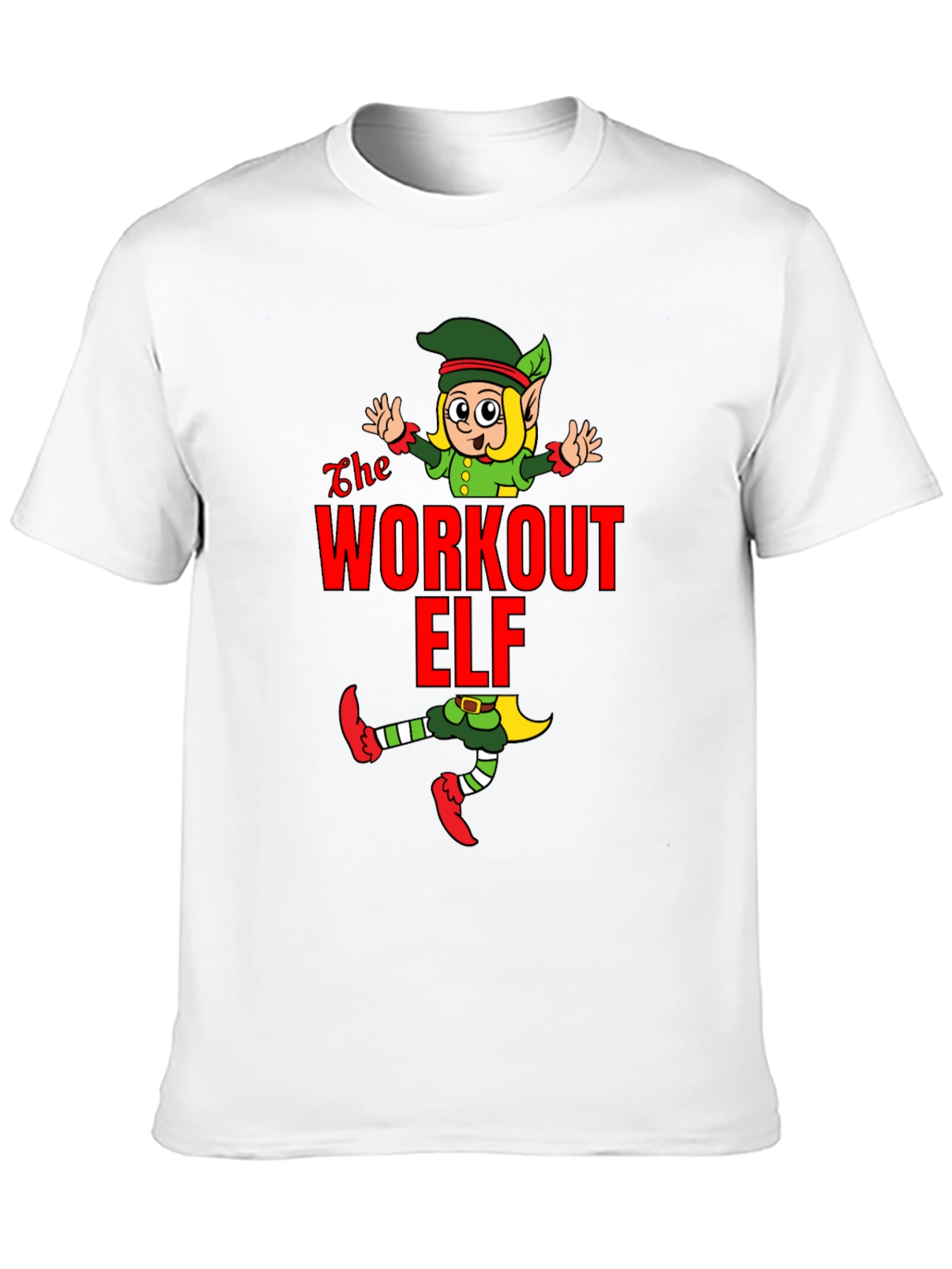 Workout Elf Graphic T-Shirt