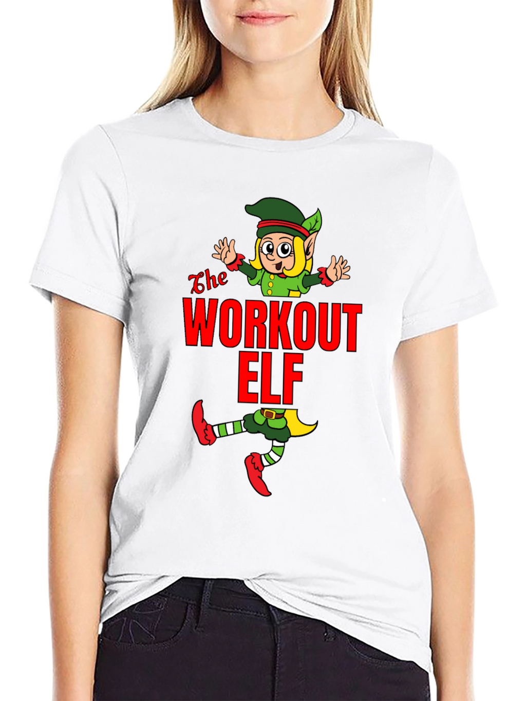 Workout Elf Graphic T-Shirt