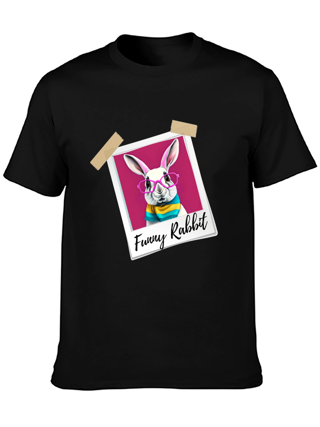 Funny Rabbit Graphic T-Shirt