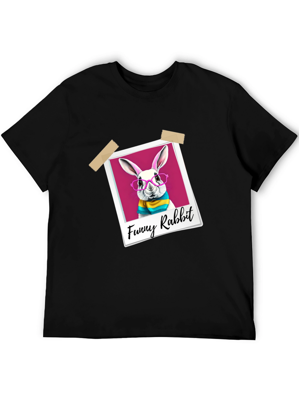 Funny Rabbit Graphic T-Shirt