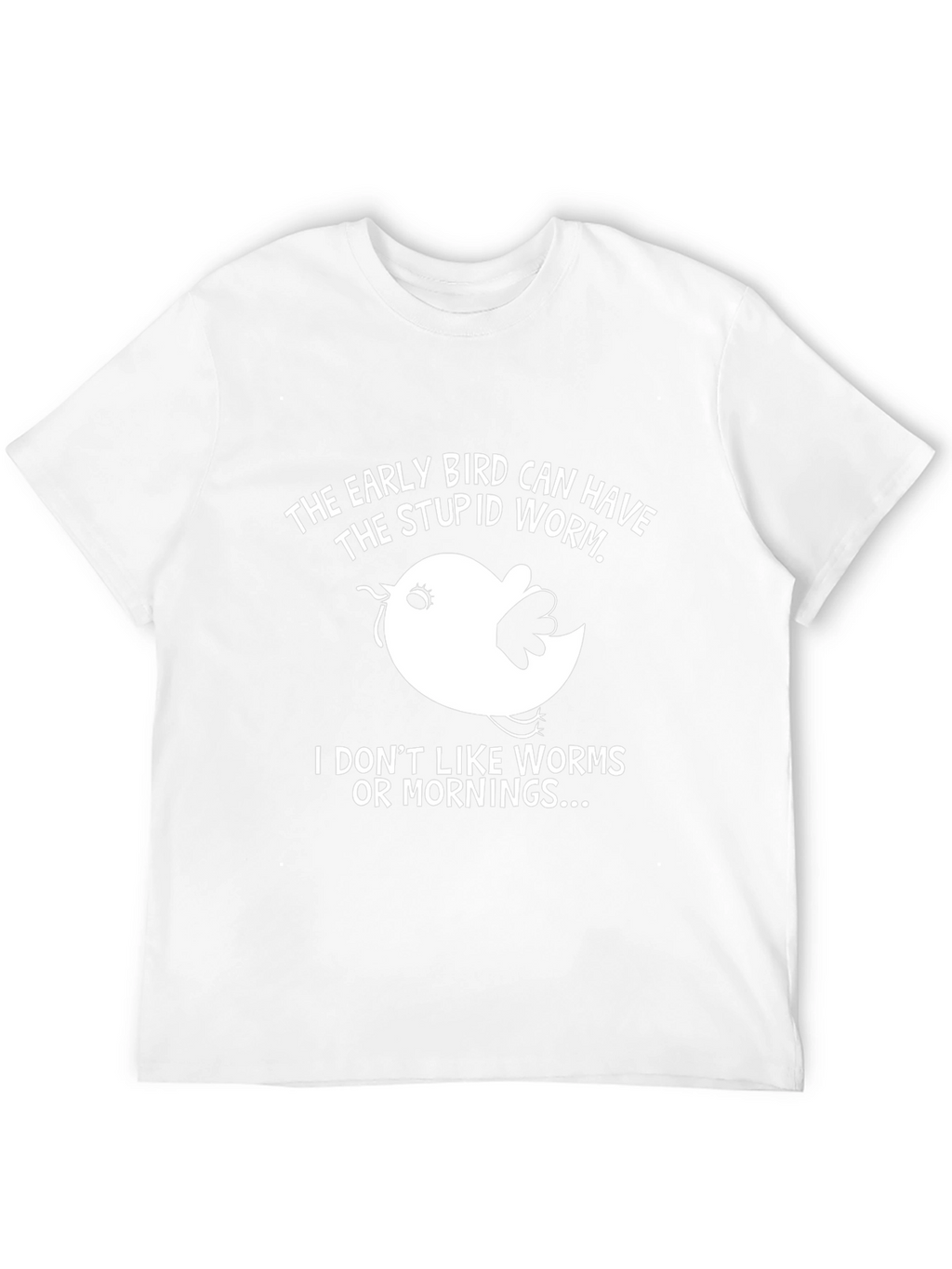 Early Bird Graphic Tee - Funny Slogan T-Shirt