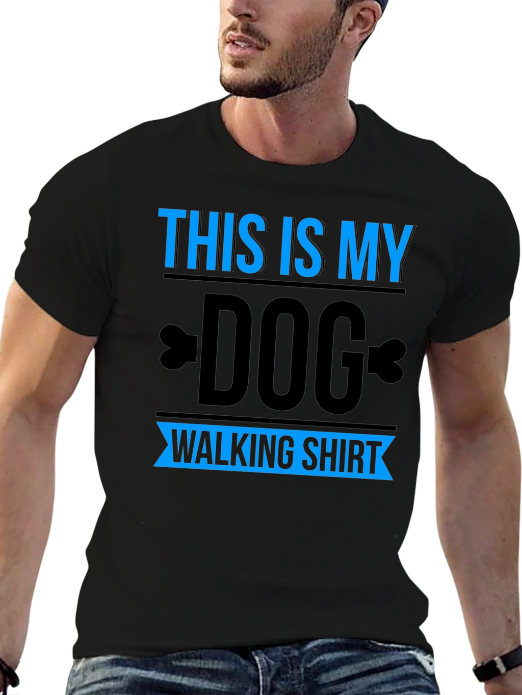 Dog Walking T-Shirt - Funny Pet Owner Tee