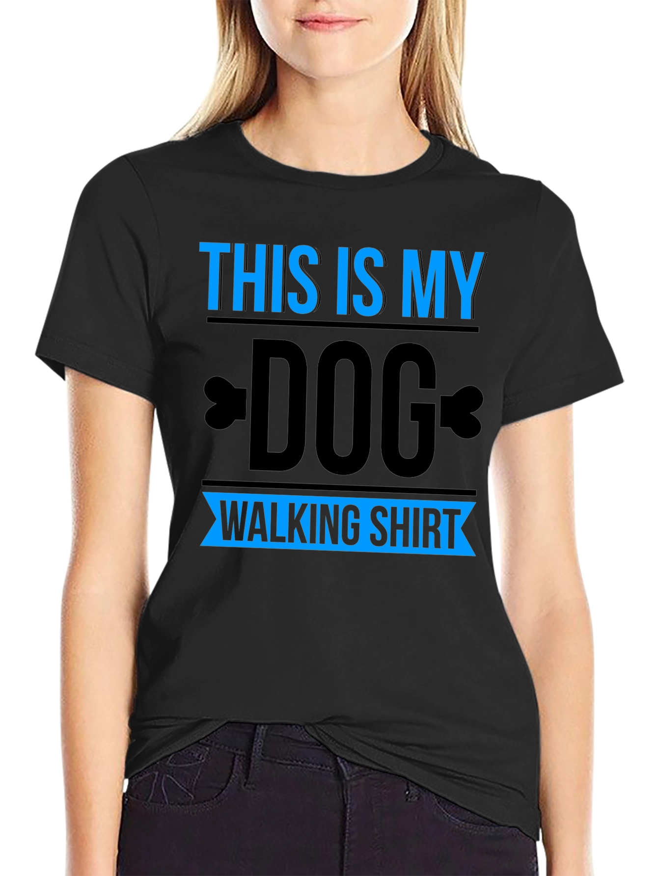 Dog Walking T-Shirt - Funny Pet Owner Tee