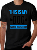 Dog Walking T-Shirt - Funny Pet Owner Tee