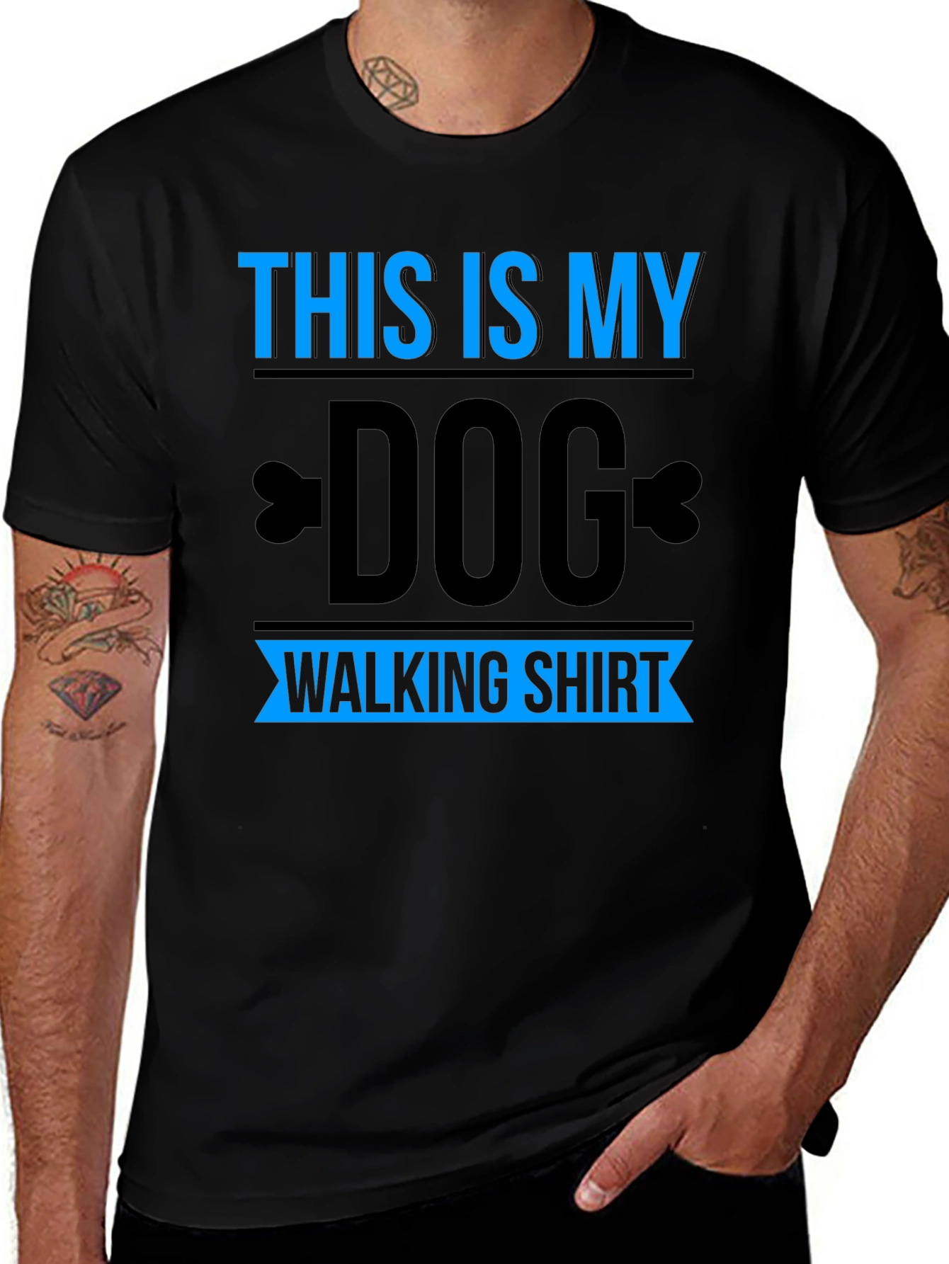 Dog Walking T-Shirt - Funny Pet Owner Tee