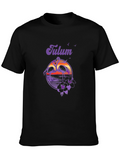 Tulum Flamingo Sunset Graphic Tee - Vacation Vibes