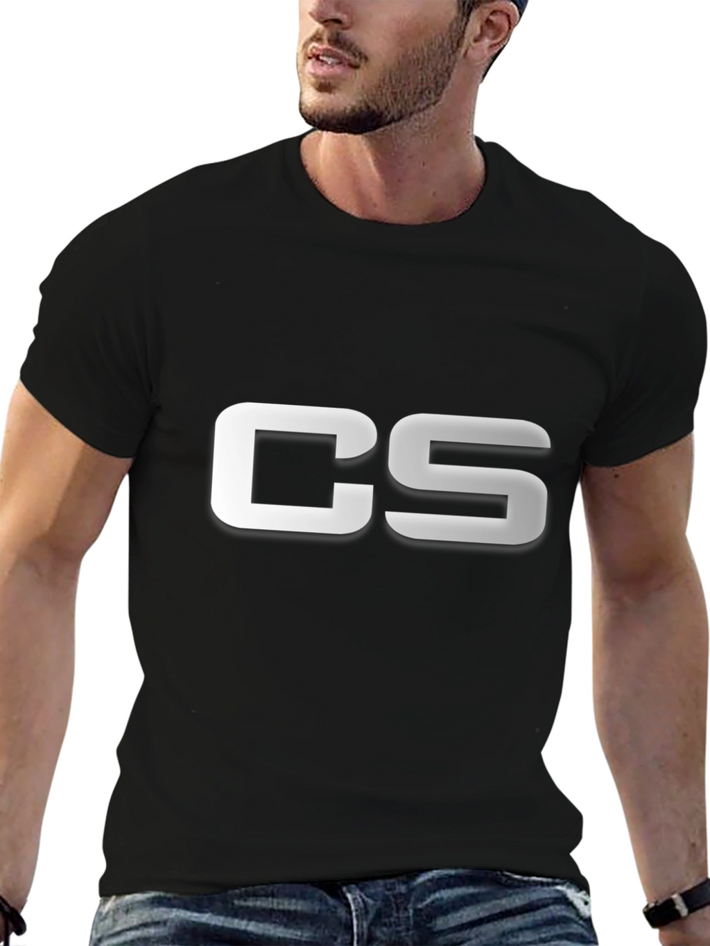 CS Logo Black T-Shirt