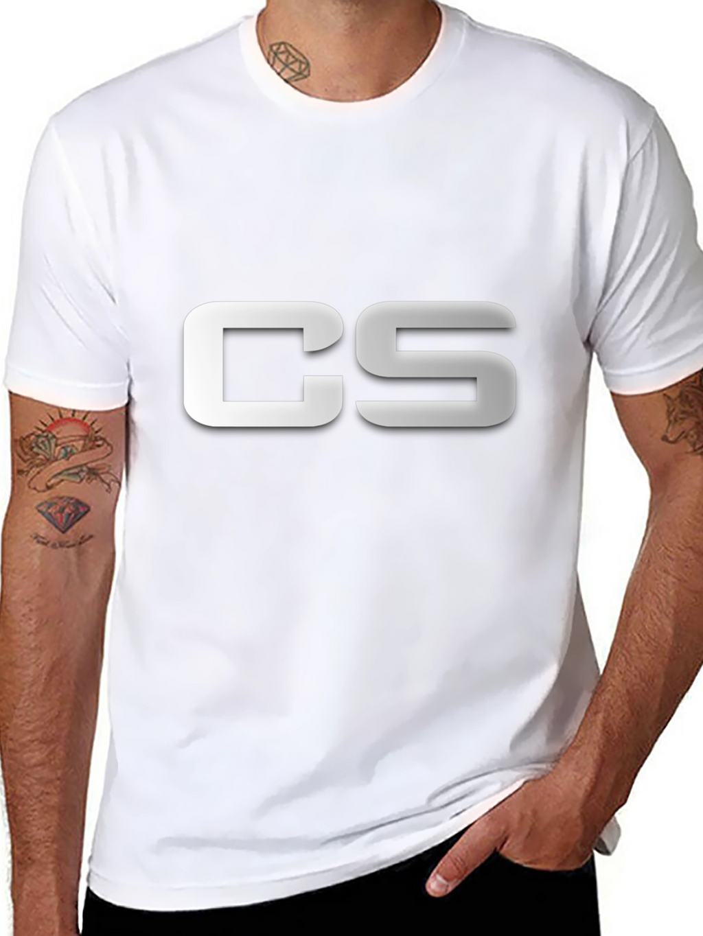 CS Logo Black T-Shirt