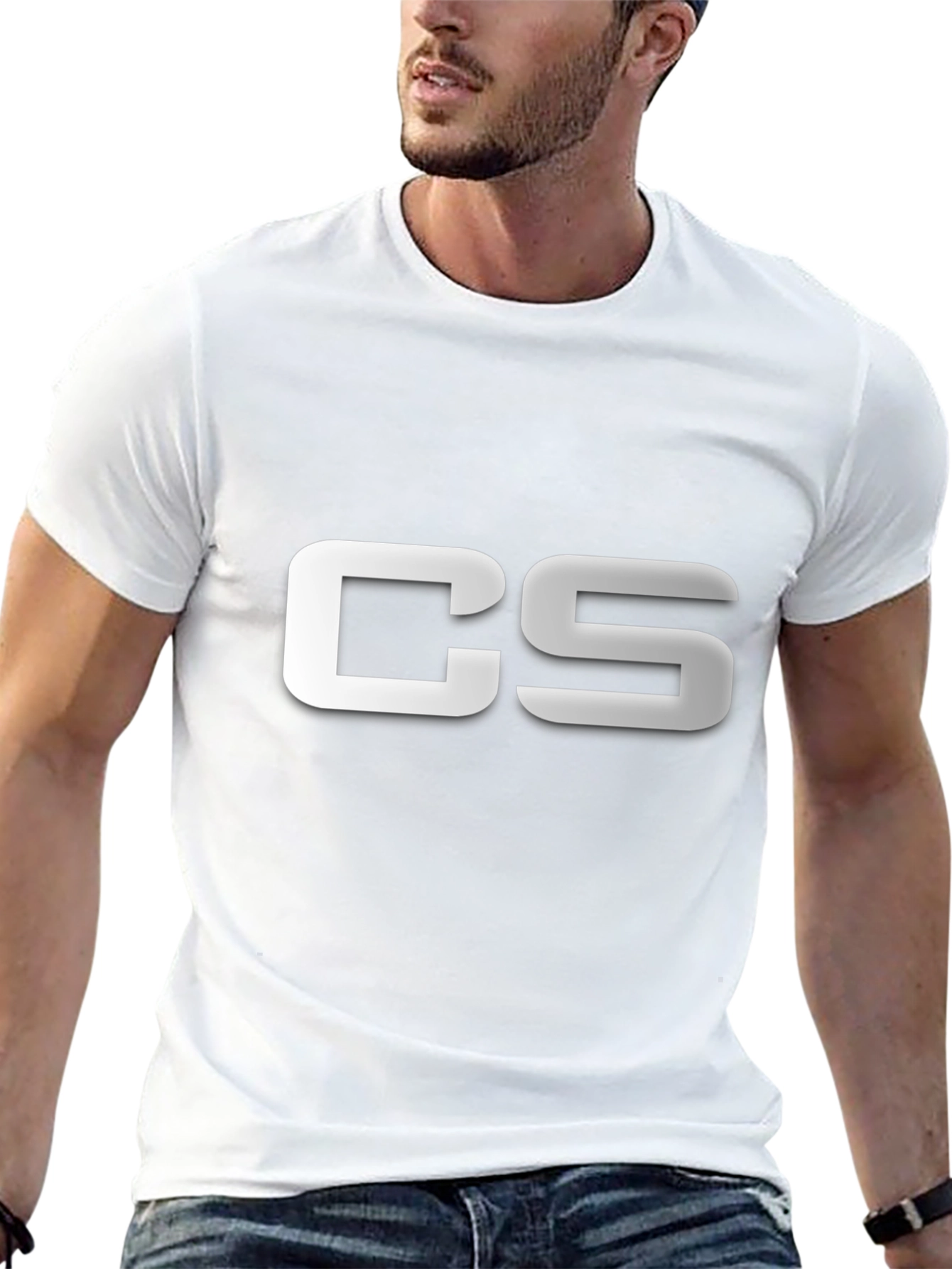 CS Logo Black T-Shirt
