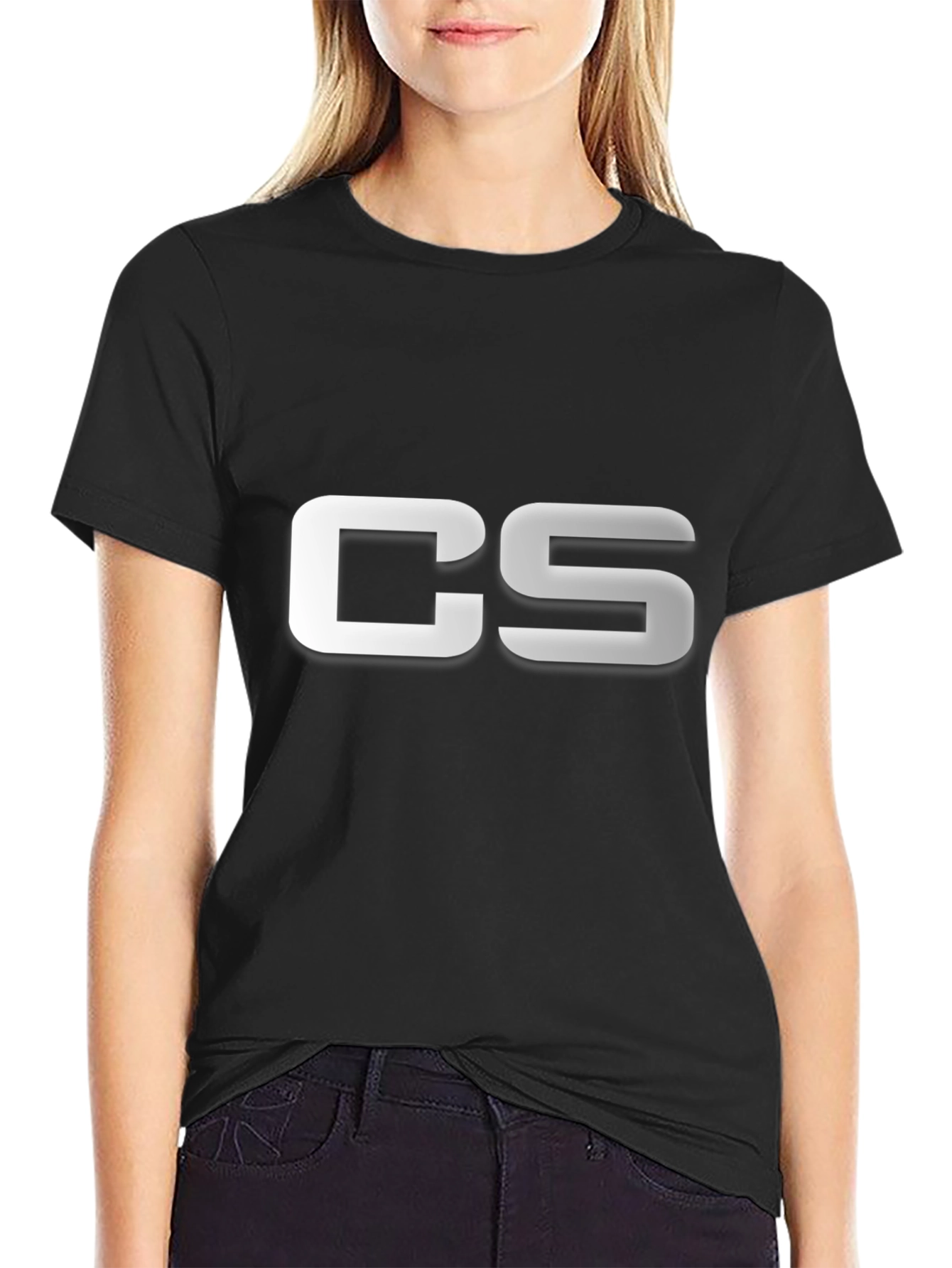 CS Logo Black T-Shirt