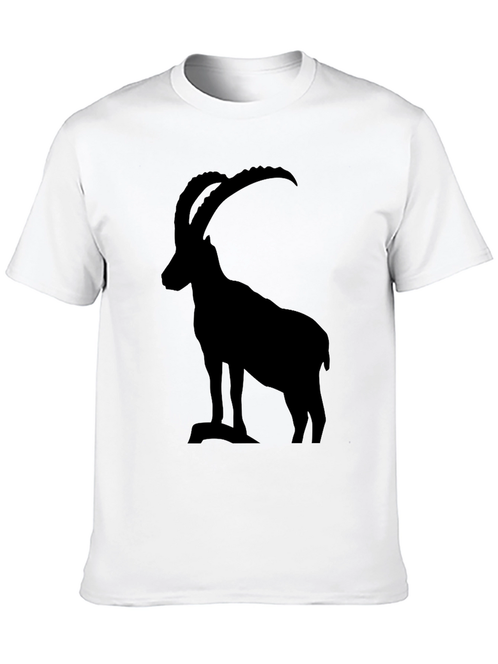 Black Ibex Graphic Tee - Mountain Goat Design