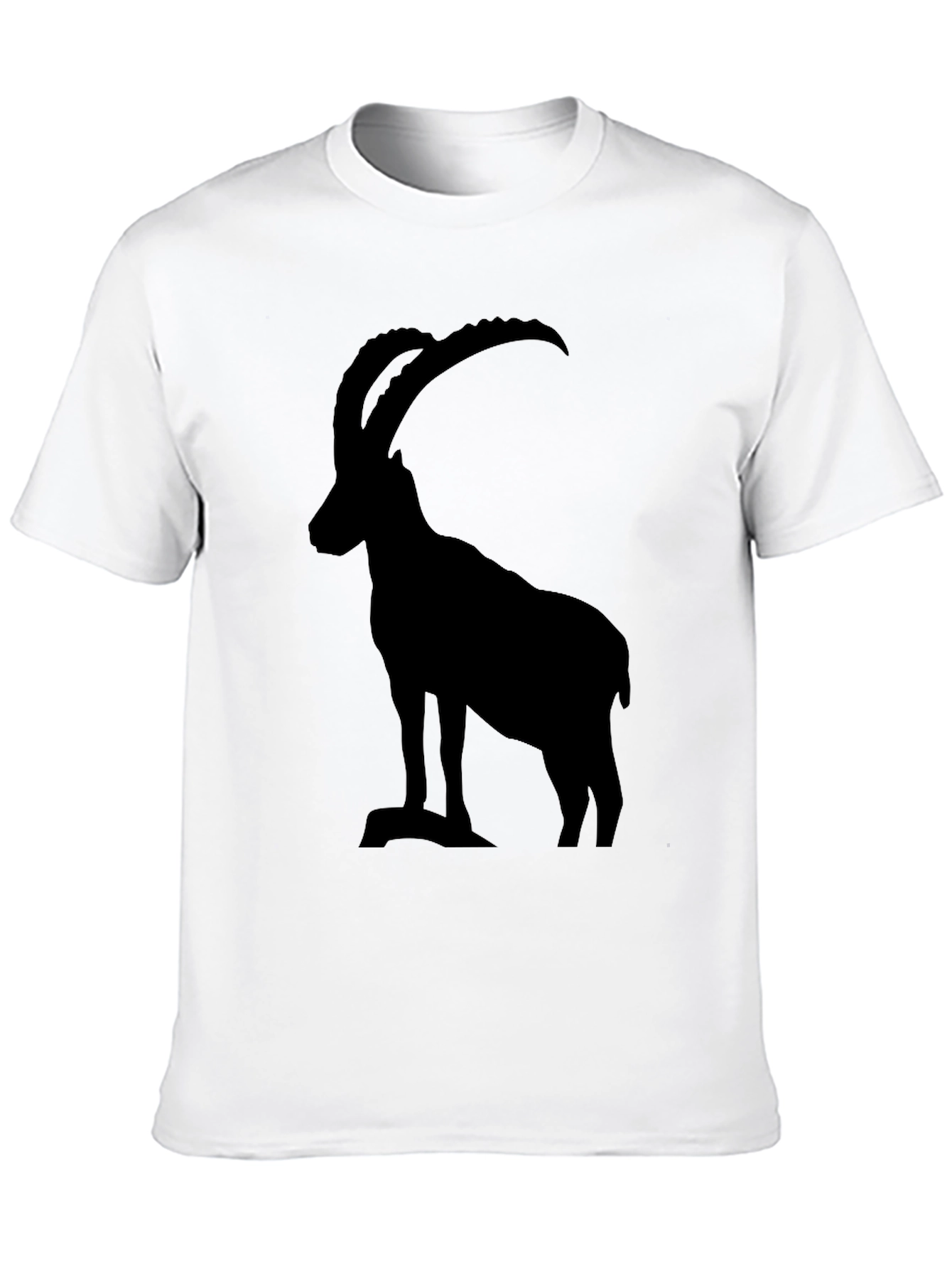 Black Ibex Graphic Tee - Mountain Goat Design