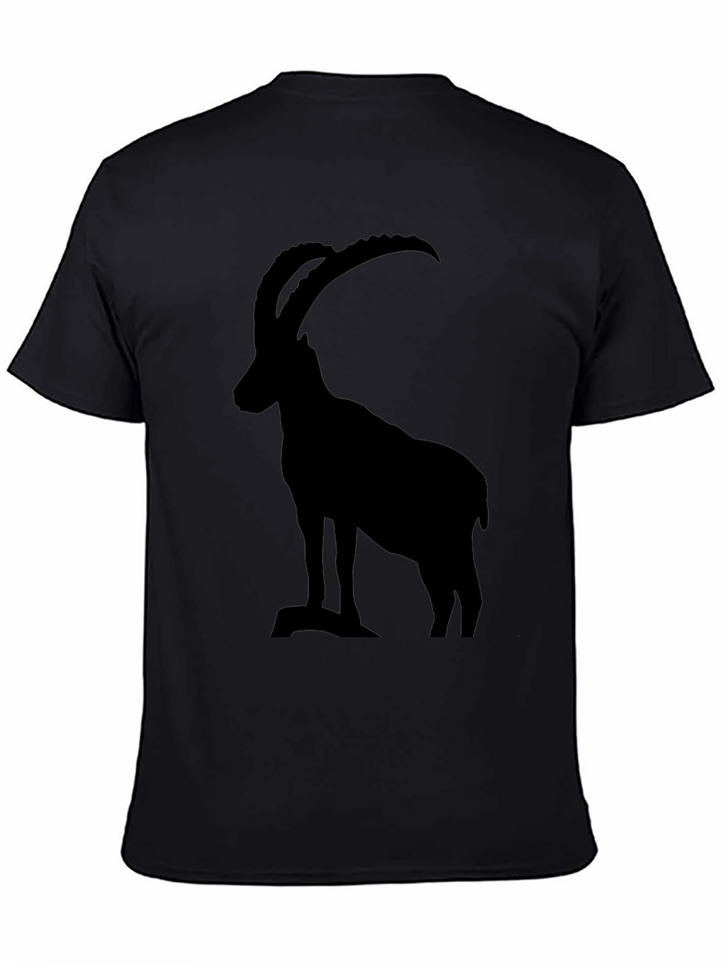 Black Ibex Graphic Tee - Mountain Goat Design