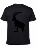 Black Ibex Graphic Tee - Mountain Goat Design