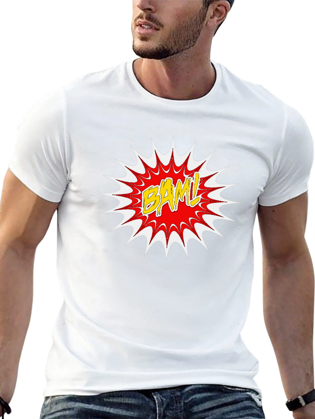 BAML! Graphic Print Black T-Shirt