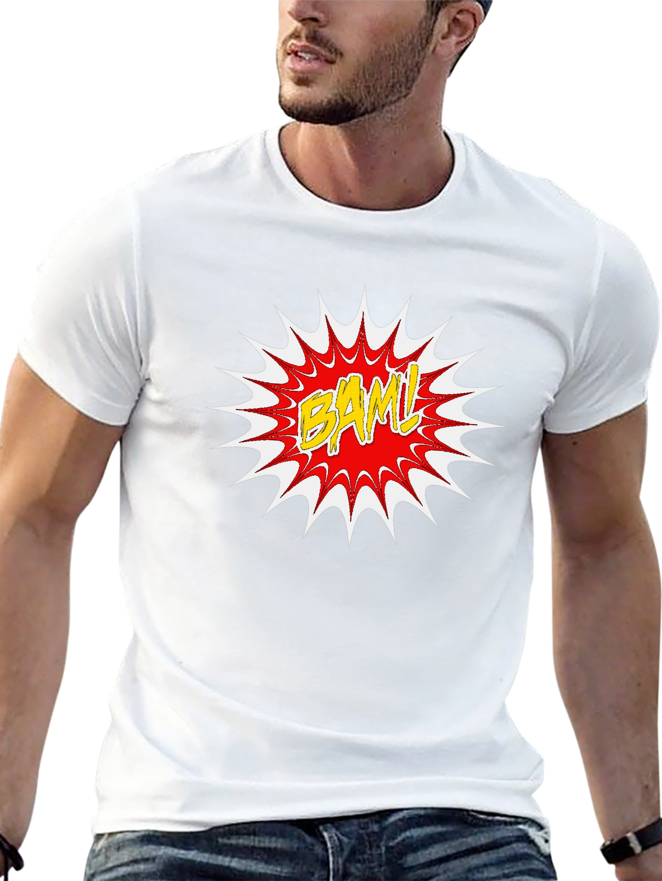 BAML! Graphic Print Black T-Shirt