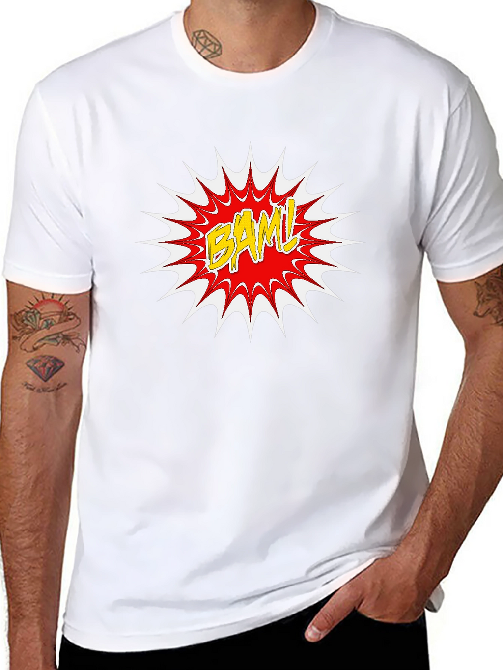 BAML! Graphic Print Black T-Shirt