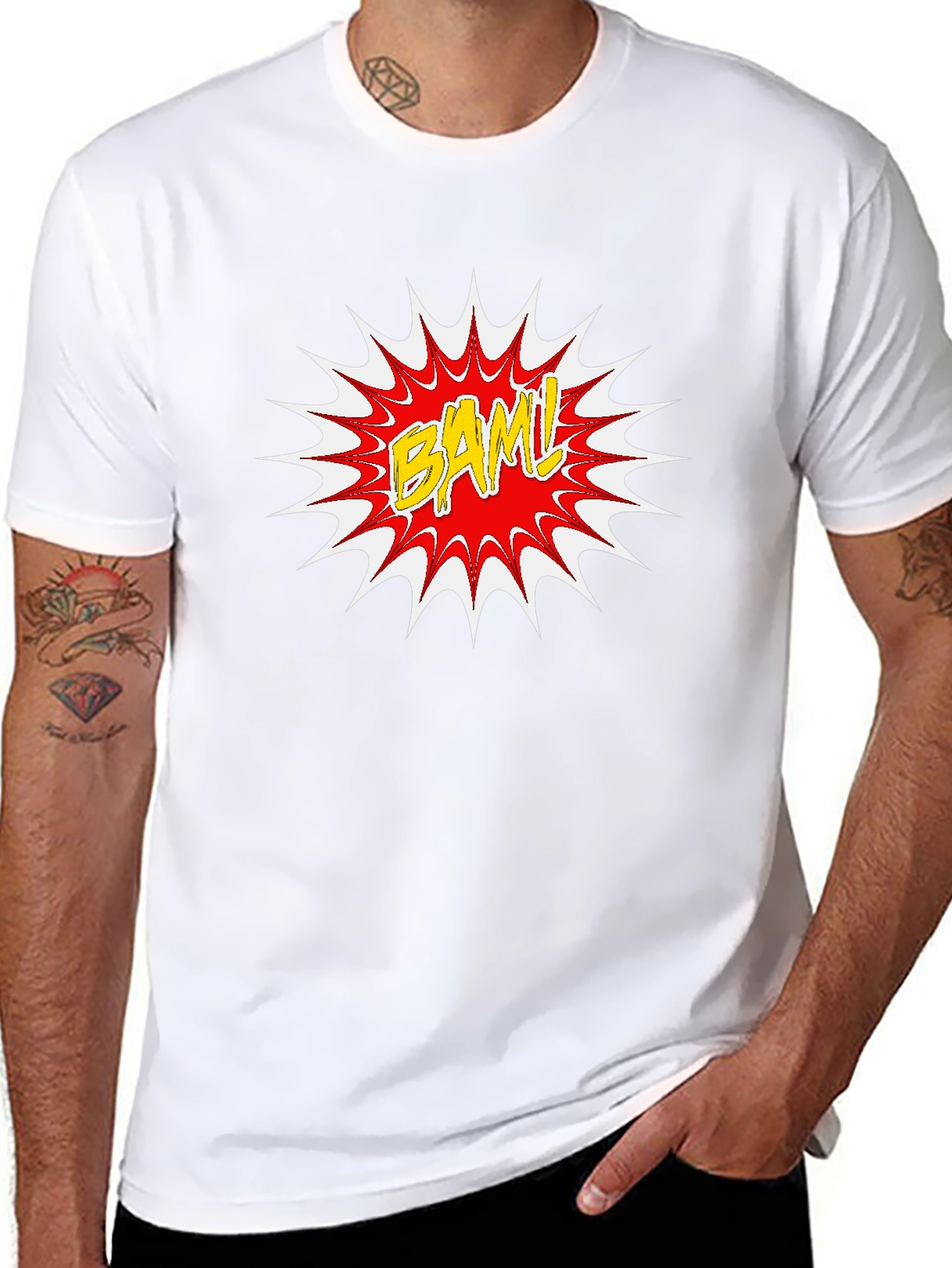 BAML! Graphic Print Black T-Shirt