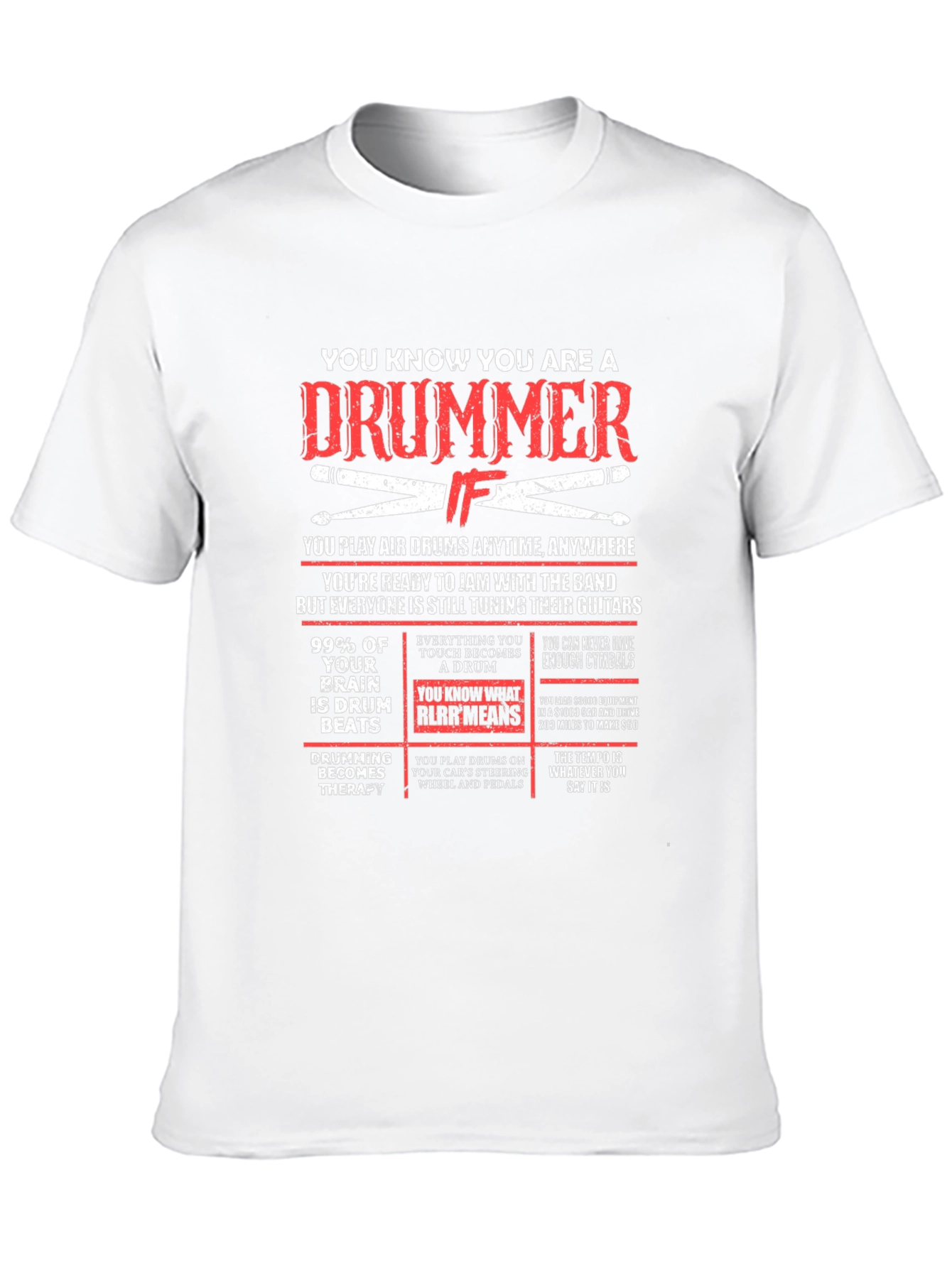 Drummer T-Shirt - Funny Musician Gift