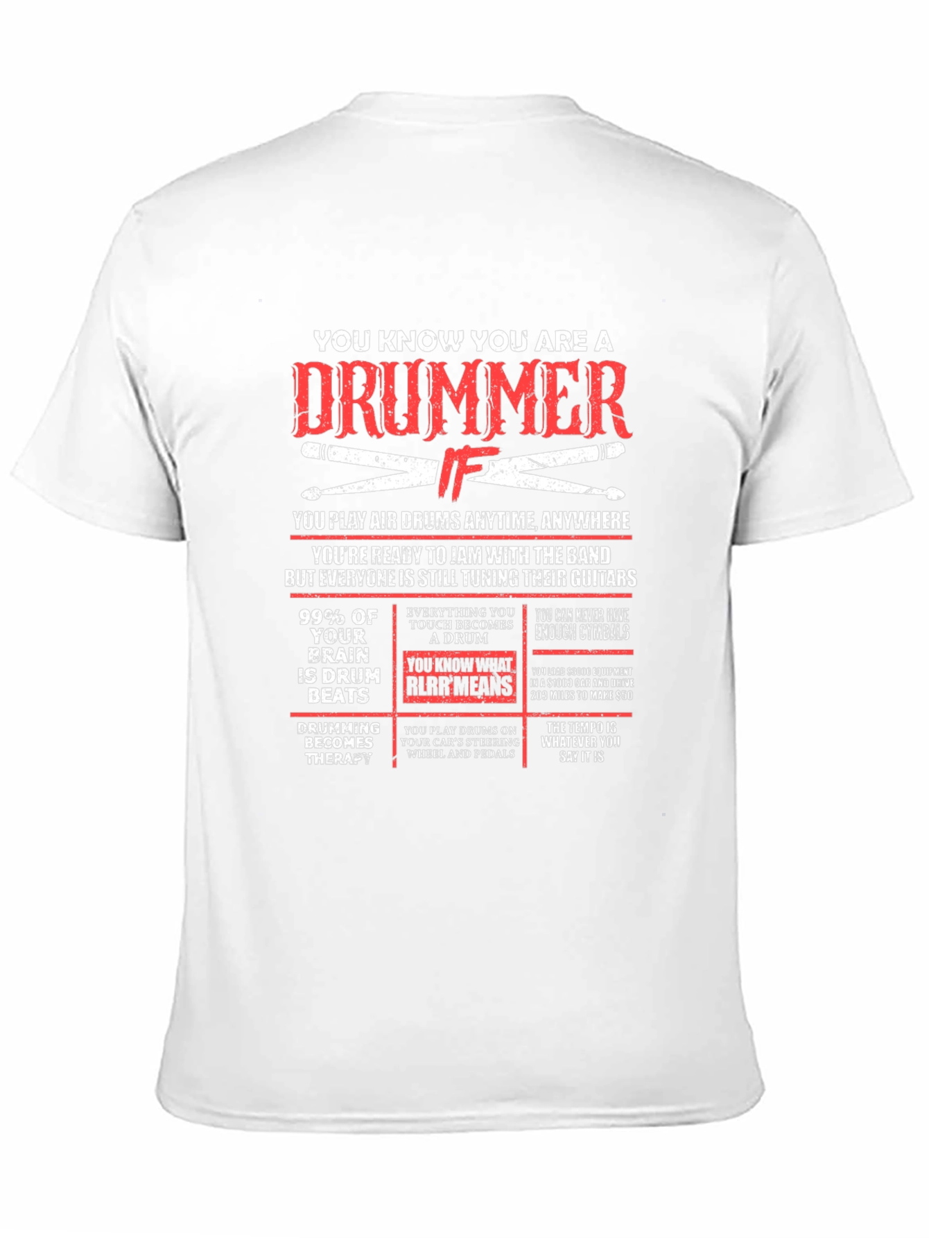 Drummer T-Shirt - Funny Musician Gift