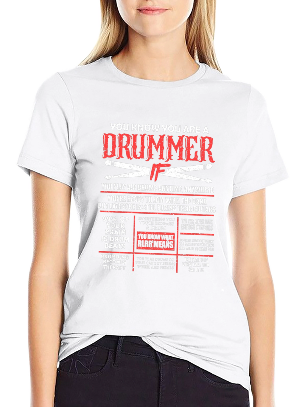 Drummer T-Shirt - Funny Musician Gift