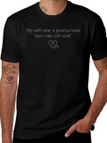 Self-Care Poodles Graphic Tee - Funny Dog Lover Shirt