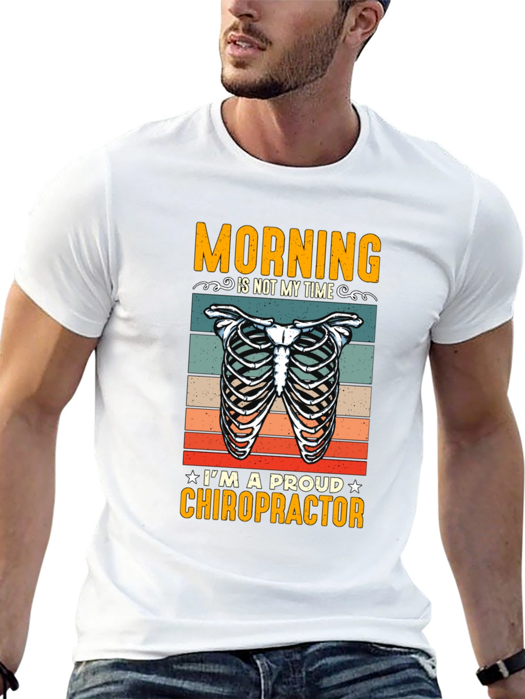 Chiropractor T-Shirt: Morning is Not My Time