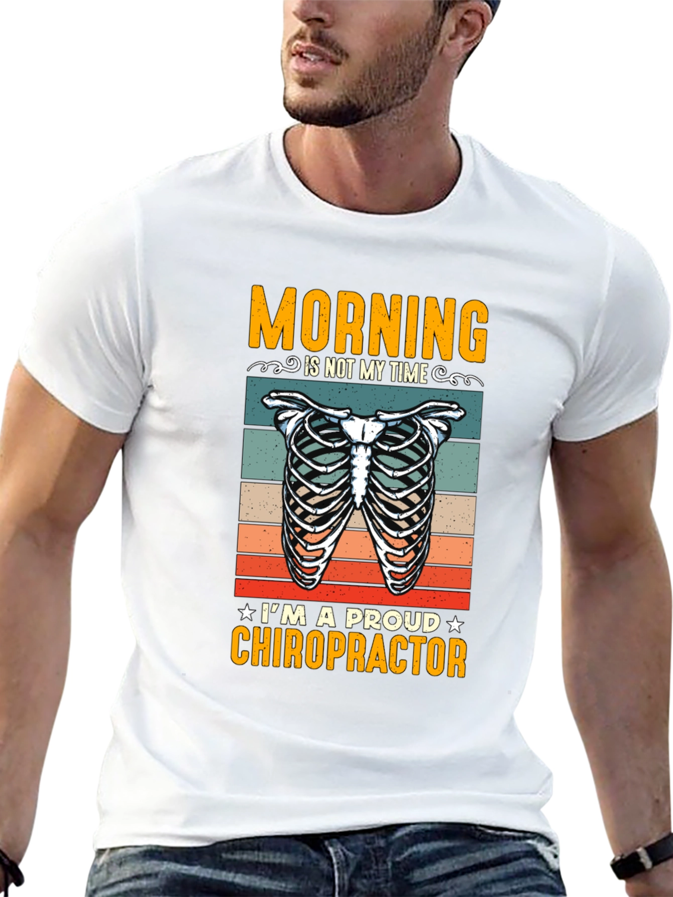 Chiropractor T-Shirt: Morning is Not My Time