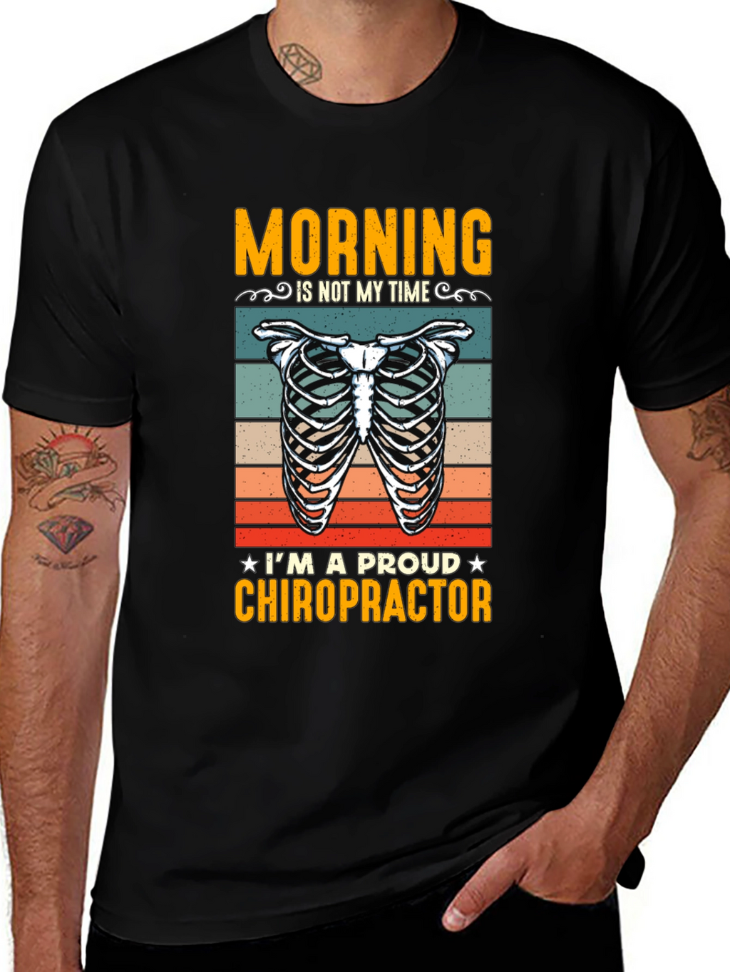 Chiropractor T-Shirt: Morning is Not My Time
