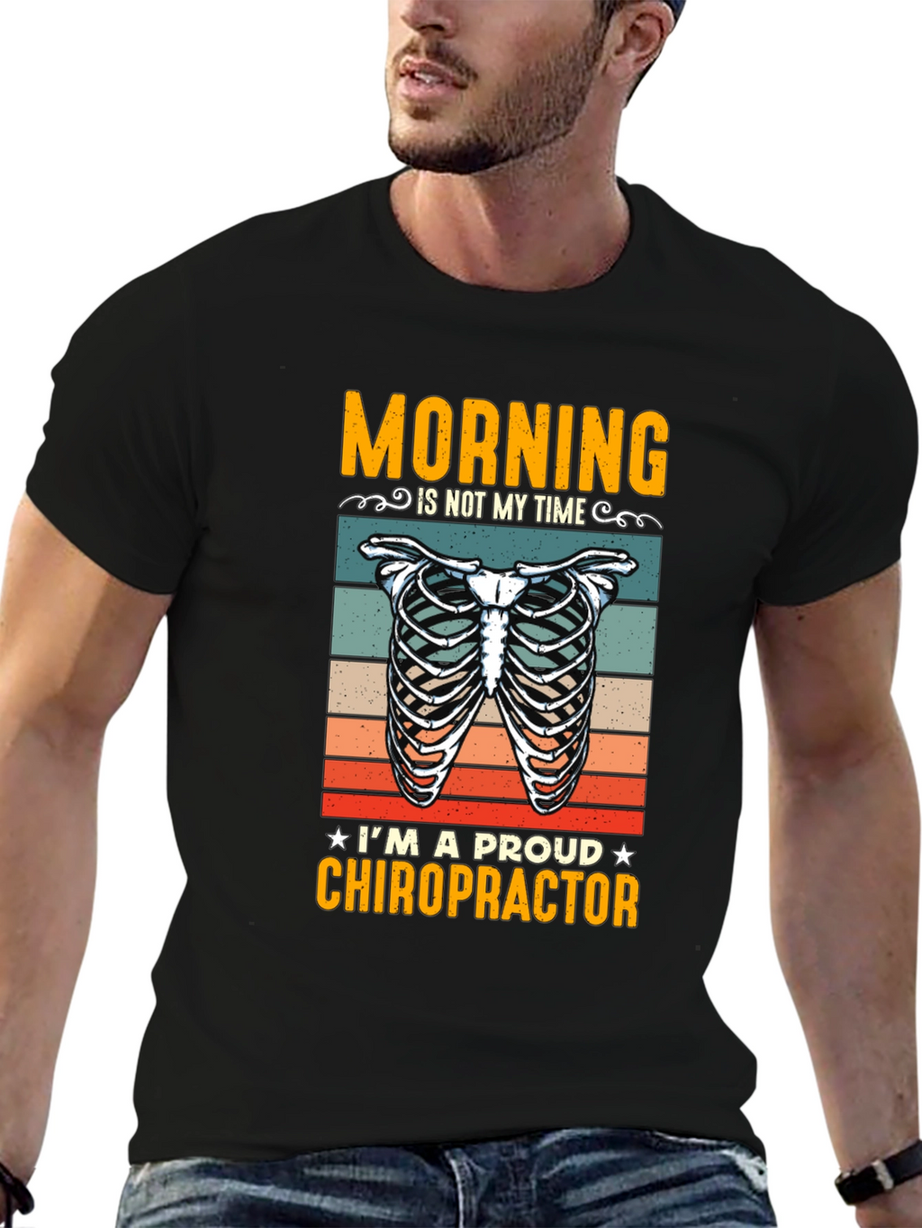 Chiropractor T-Shirt: Morning is Not My Time