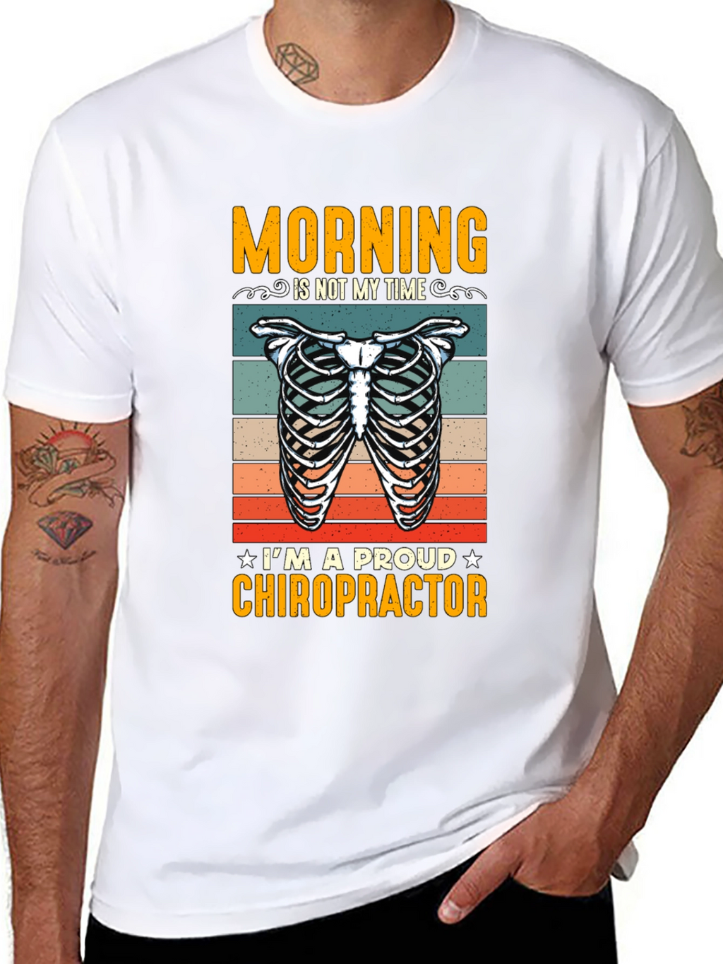 Chiropractor T-Shirt: Morning is Not My Time