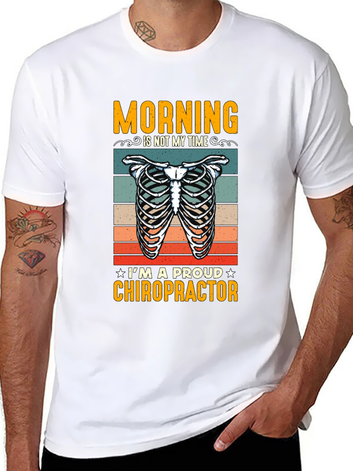 Chiropractor T-Shirt: Morning is Not My Time